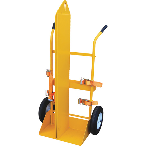 Welding Cylinder Torch Cart, Foam-Filled Wheels, 23-1/8" W x 22-13/16" L Base, 500 lbs. R.M.G. Prévention