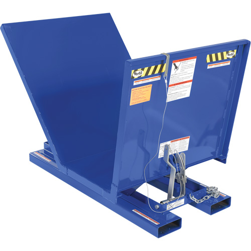 Open Sided Hopper, Steel, 1 cu.yd., Blue R.M.G. Prévention