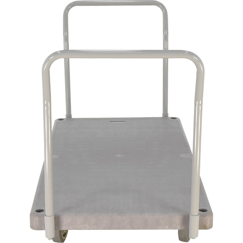 Chariot &agrave; plateforme en plastique robuste, 60" lo x 30" la, 3000 lb cap, Roues Polyur&eacute;thane R.M.G. Prévention