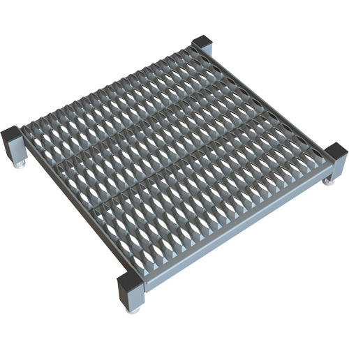 Plateforme de travail en une &eacute;tape &agrave; hauteur r&eacute;glable, 24" la x 24" pr, Capacit&eacute; de 800 lb, Enti&egrave;rement soud&eacute; R.M.G. Prévention