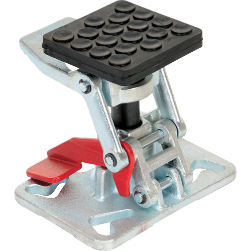 Verrou de plancher &agrave; hauteur ajustable pour service intense, 8" Hauteur rallong&eacute;e, 5-1/2" Hauteur r&eacute;tract&eacute;e, Acier R.M.G. Prévention