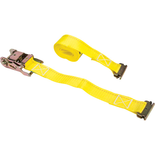 Tendeur d'arrimage &agrave; cliquet, Syst&egrave;me E-Track, 2" , 12' , Charge d'utilisation max. 1333 lb (605 kg) R.M.G. Prévention