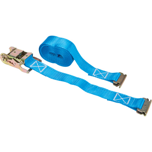 Ratchet Strap, E-Track System, 2" W x 20' L, 1333 lbs. (605 kg) Working Load Limit R.M.G. Prévention