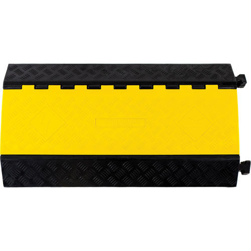 Powerhouse Heavy-Duty Straight Cable Protector, 3 Channels, 36" L x 19.75" W x 3" H R.M.G. Prévention