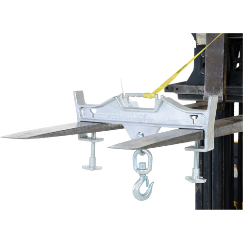 Double Swivel Hoisting Hook, 7-1/4" x  2-1/2" Fork Pocket R.M.G. Prévention