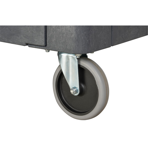 Chariot utilitaire pour l'entretien avec tablette plate, 2 tiers, 25-1/4" x 32-1/4" x 44", Capacit&eacute; 550 lb R.M.G. Prévention