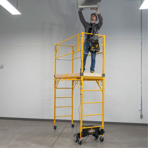 Syst&egrave;me de motorisation pour &eacute;chafaudage Climb-N-Go R.M.G. Prévention
