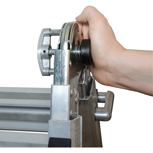 Telescoping Multi-Position Ladder, Aluminum, 300 lbs., CSA Grade 1A R.M.G. Prévention