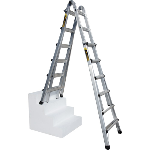 &eacute;chelle t&eacute;lescopique multifonction, Aluminium, 300 lb R.M.G. Prévention