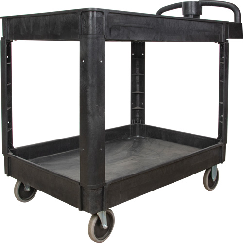Utility Cart, 2 Tiers, 25-5/8" x 33-1/2" x 43-3/4", 550 lbs. Capacity R.M.G. Prévention