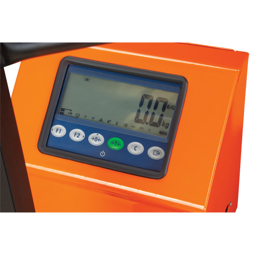 Transpalette &agrave; balance num&eacute;rique, 44,5" lo x 27,75" la, Capacit&eacute; de 4400 lb R.M.G. Prévention