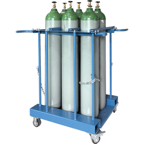 6-Cylinder Forklift Cylinder Storage Caddy R.M.G. Prévention