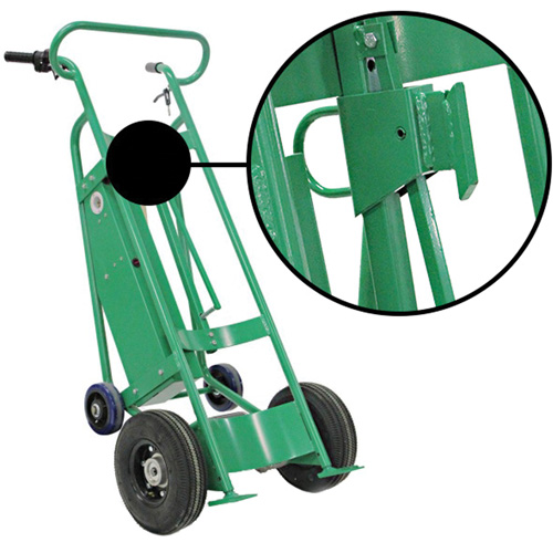 Powered Drum Hand Truck with Pneumatic Wheels R.M.G. Prévention