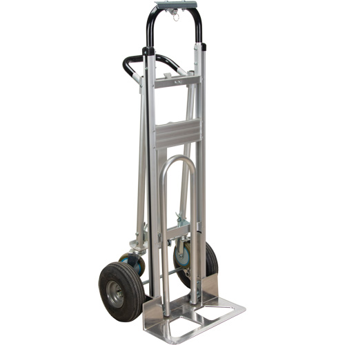 3-in-1 Convertible Hand Truck, Aluminum, 600 lbs. Capacity R.M.G. Prévention