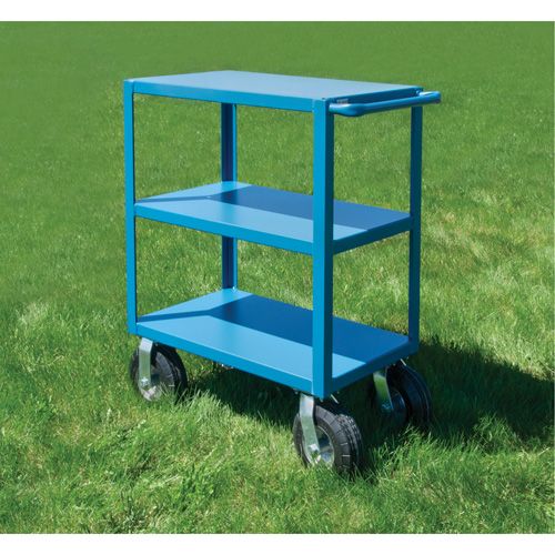  Chariot &agrave; tablettes pour l'ext&eacute;rieur, 3 Tiers, 24" la x 39" h x 51" p, Capacit&eacute; 1200 lb R.M.G. Prévention