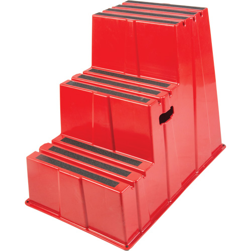 Industrial Step Stool, 3 Steps, 34-13/16" x 22-7/16" x 28-1/2" High R.M.G. Prévention
