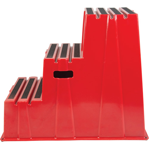Industrial Step Stool, 3 Steps, 34-13/16" x 22-7/16" x 28-1/2" High R.M.G. Prévention
