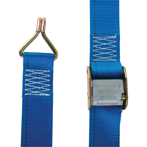 Tendeur d'arrimage logistique, Boucle &agrave; came, 2" la x 20' lo, Charge d'utilisation 500 lb (227 kg) R.M.G. Prévention