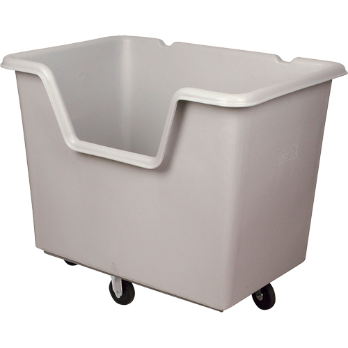 Starcart Easy-Access Box Truck, Polyethylene, 46" L x 31" W x 49" H, 24 cu. ft. Volume, 900 lbs. Capacity R.M.G. Prévention