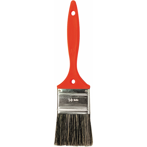 Pinceau Go, Soies naturelles, Manche Plastique, Largeur de 1" R.M.G. Prévention