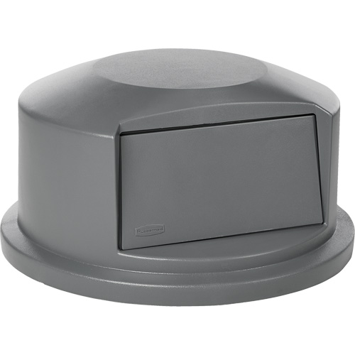 Round Brute&reg; Tops, Dome Lid, Plastic/Polyethylene, Fits Container Size: 24" Dia. R.M.G. Prévention
