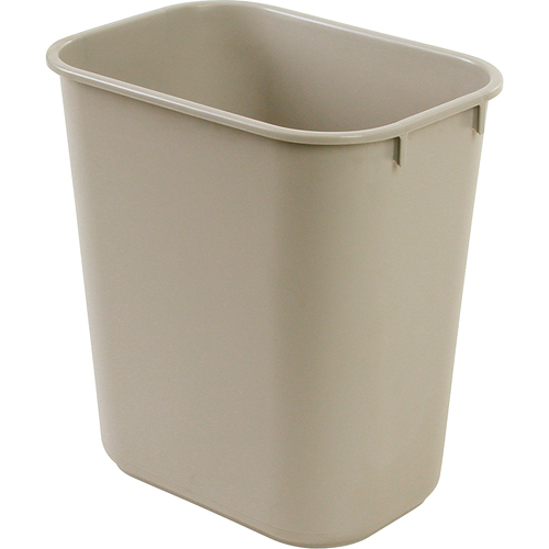 Corbeille &agrave; papier en plastique, 28 pintes, Plastique R.M.G. Prévention