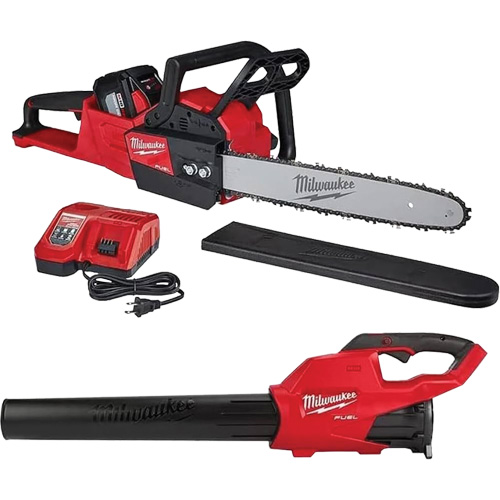Cordless Chainsaw & Blower Kit, 16", Battery Powered, 18 V R.M.G. Prévention