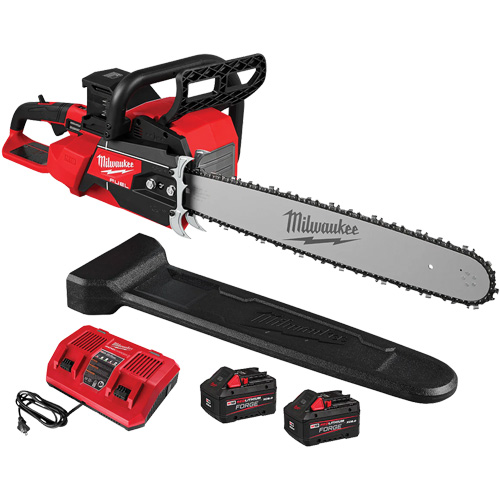 Fuel 20" Dual Battery Chainsaw Kit, Battery Powered, 5.8 HP R.M.G. Prévention