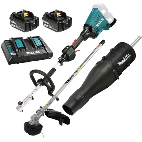 Ensemble de bloc d'alimentation sans balai &agrave; mandrin fendu LXT 5.0 Ah a/taille-haie EM405MP, &agrave; pile, 36 V R.M.G. Prévention