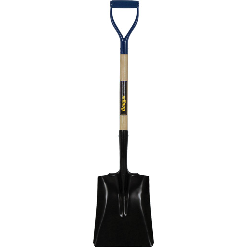 Square Point Shovel, Hardwood, Tempered Steel Blade, D-Grip Handle, 41-1/2" Long R.M.G. Prévention