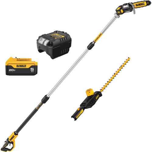MAX Cordless Lithium-Ion Pole Saw & Pole Hedge Trimmer Combo Kit R.M.G. Prévention