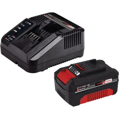 Ensemble tondeuse &agrave; gazon pouss&eacute;e sans fil, Pouss&eacute;e, &agrave; pile, Largeur de coupe 13" R.M.G. Prévention