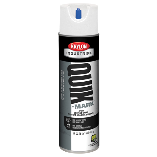 Peinture de marquage industrielle invers&eacute;e &agrave; base de solvant Quik-Mark, 17 oz, Canette a&eacute;rosol R.M.G. Prévention