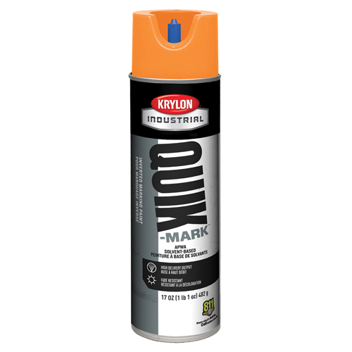Peinture de marquage industrielle invers&eacute;e &agrave; base de solvant Quik-Mark, 17 oz, Canette a&eacute;rosol R.M.G. Prévention