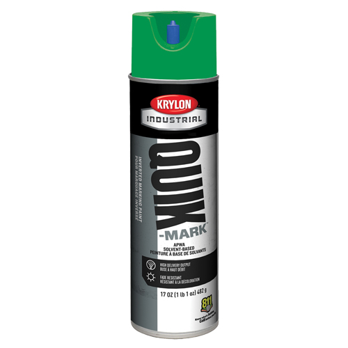Peinture de marquage industrielle invers&eacute;e &agrave; base de solvant Quik-Mark, 17 oz, Canette a&eacute;rosol R.M.G. Prévention