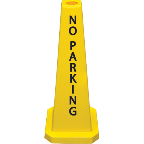 "No Parking" Lamba Traffic Cones, English R.M.G. Prévention