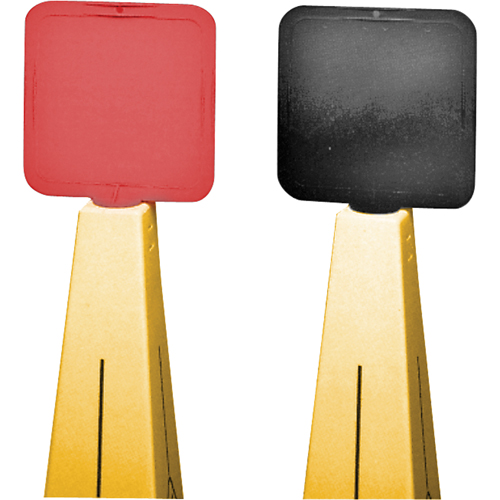 &eacute;criteau &agrave; enclencher sur c&ocirc;ne de signalisation R.M.G. Prévention