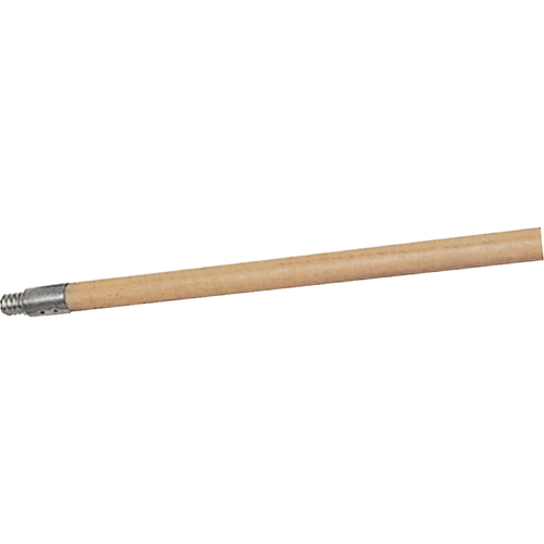 Structural Foam Push Broom Handle, Wood, ACME Threaded Tip, 15/16" Diameter, 60" Length R.M.G. Prévention