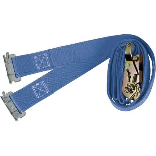 Logistic Straps, Ratchet, 2" W x 20' L, 1000 lbs. (454 kg) WLL R.M.G. Prévention
