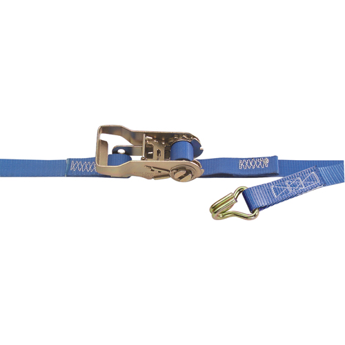 Heavy-Duty Utility Straps, J-Hook, 1" W x 1.33' L, 835 lbs. (379 kg) Working Load Limit R.M.G. Prévention