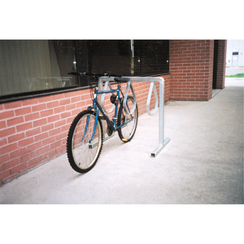 Style Bicycle Rack, Galvanized Steel, 6 Bike Capacity R.M.G. Prévention