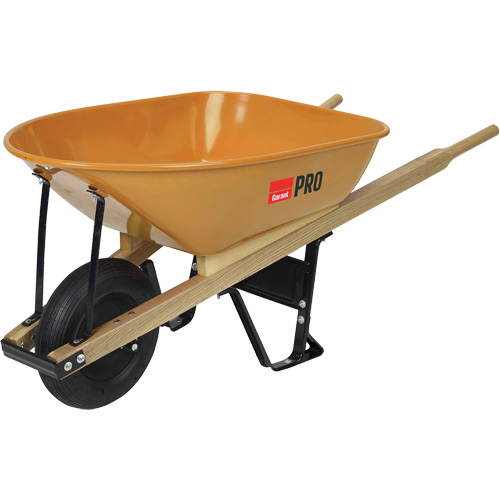 Pro Heavy-Duty Wheelbarrow, 6 cu. ft., Steel Tray R.M.G. Prévention