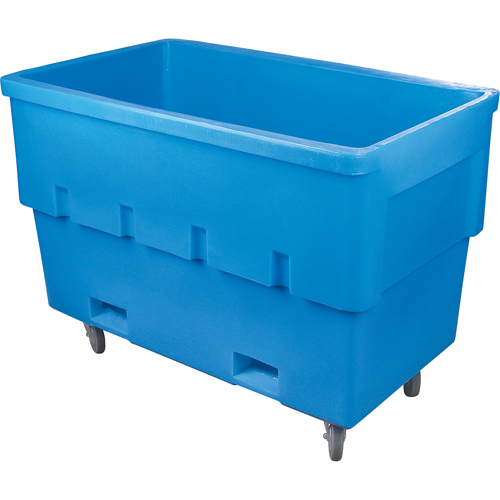 Double Walled Box Trucks, Polyethylene, 53" L x 28-1/4" W x 37" H, 22 cu. ft. Volume, 500 lbs. Capacity R.M.G. Prévention