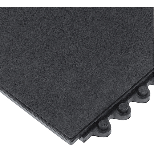 24/Seven&reg; Matting, Rubber, 3' W x 3' L, 5/8" Thick, Black R.M.G. Prévention