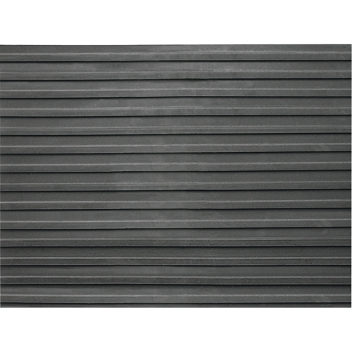Tapis de vestibule, Couloir, 3' x pi lin. x 1/8", Noir R.M.G. Prévention