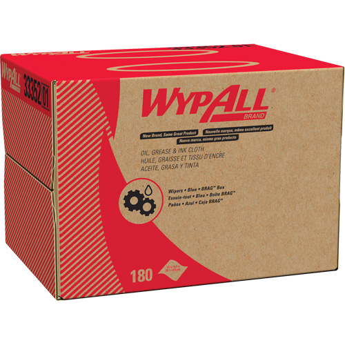 WypAll&reg; Oil, Grease & Ink Cloth, Specialty, 16-4/5" L x 12" W R.M.G. Prévention