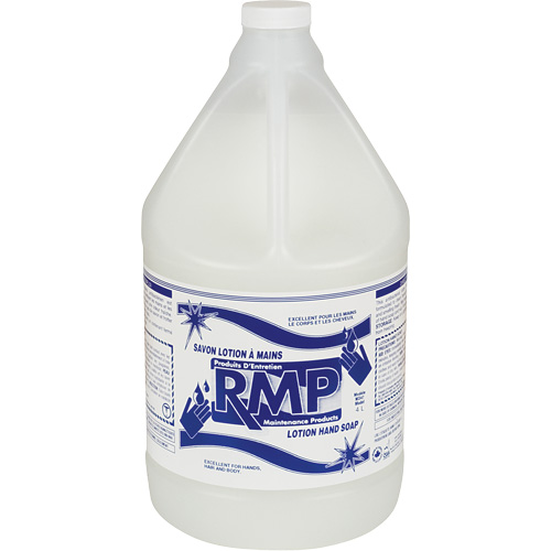 Perlux White Hand Soap, Liquid, 4 L, Scented R.M.G. Prévention