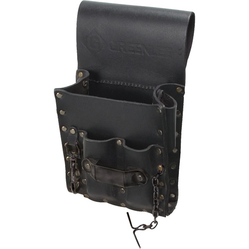 Poche pour ceinture porte-outils, Porte-outil multiple, Cuir, 5 Poches R.M.G. Prévention