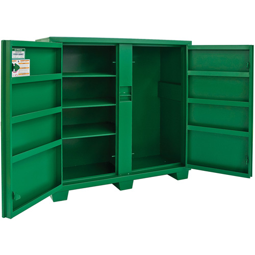 Utility Cabinet, Steel, Green R.M.G. Prévention