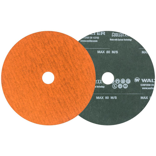 Disque de sablage Coolcut XX, Disque &agrave; sabler Coolcut XX, Oxyde d'aluminium/C&eacute;ramique, 24, 5" Dia x 7/8" Arbre R.M.G. Prévention